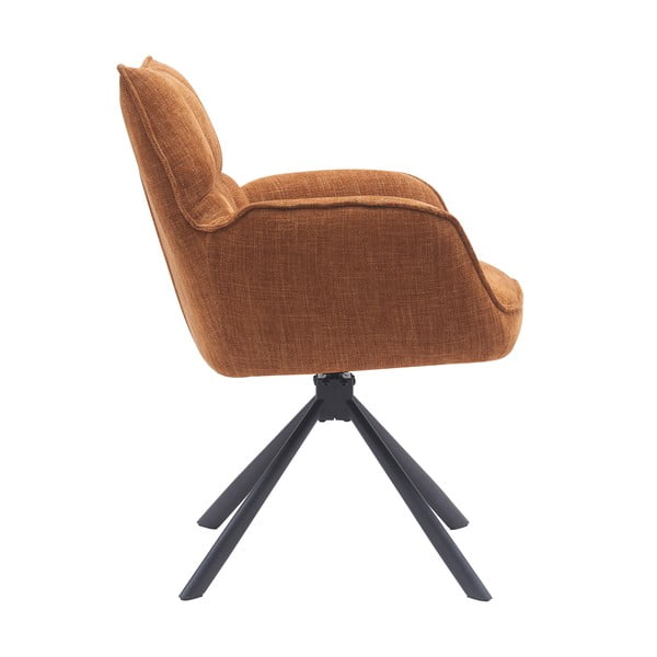 Oranži polsterēti ēdamistabas krēsli (2 gab.) Marilla – Unique Furniture-image-2