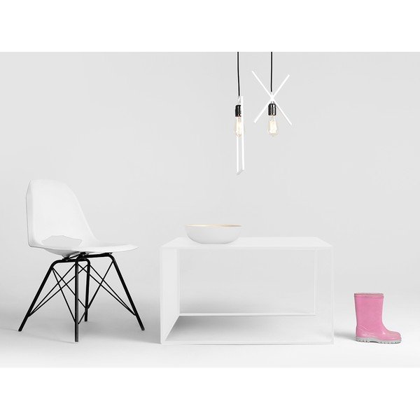 Balts metāla žurnālgaldiņš 80x80 cm 2Wall – CustomForm-image-3