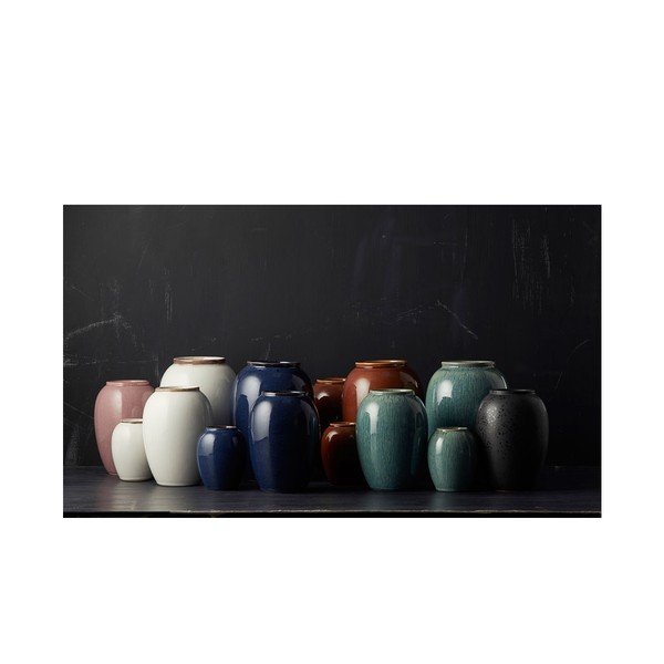 Tumši oranža māla vāze Bitz, augstums 25 cm-image-1