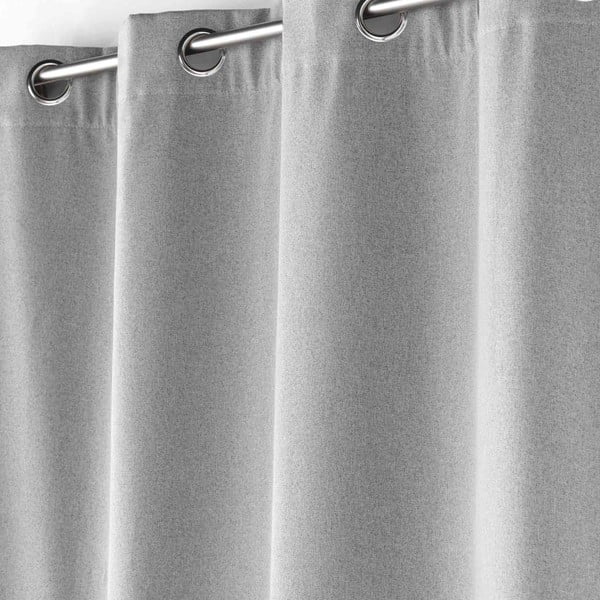 Gaiši pelēks skaņas izolējošs aizkars 140x260 cm Jupiter – douceur d'intérieur-image-1