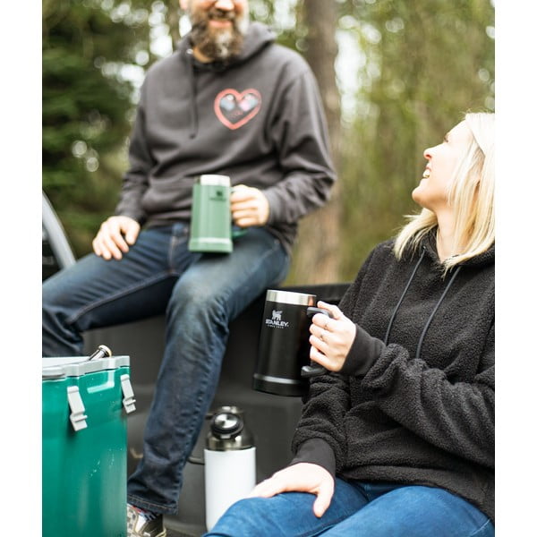 Melna nerūsējošā tērauda termokrūze 700 ml The Big Grip Beer Stein Black – Stanley-image-1