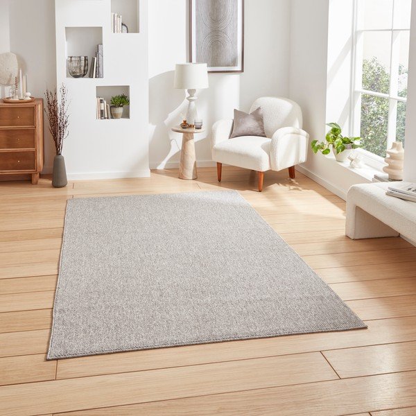 Pelēks paklājs 200x290 cm Boucle – Think Rugs-image-1