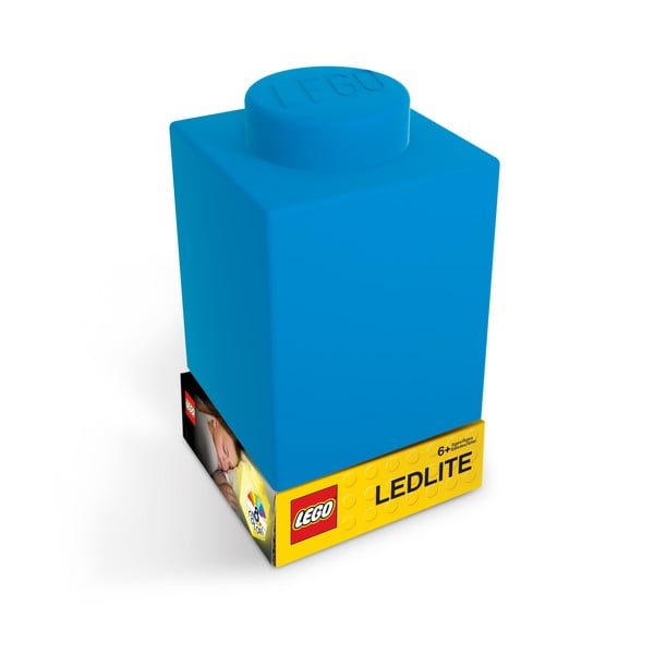 Zila silikona naktslampiņa LEGO® Classic Brick