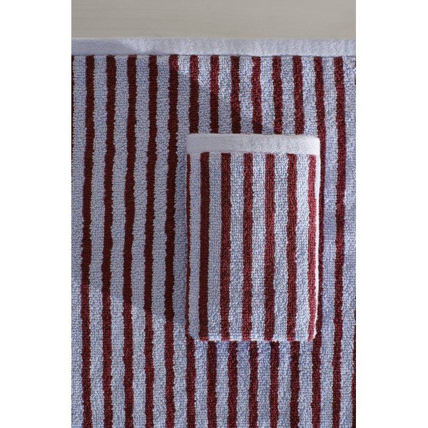 Bordo/gaiši zili kokvilnas dvieļi (2 gab.) 30x50 cm Dixie – Jotex-image-1