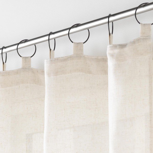 Bēšs aizkars 140x240 cm Pauline – douceur d'intérieur-image-1