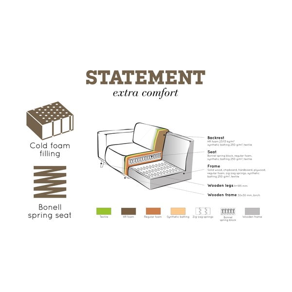 Brūns stūra dīvāns no ādas imitācijas (ar kreiso stūri/L veida) Statement – WOOOD-image-4