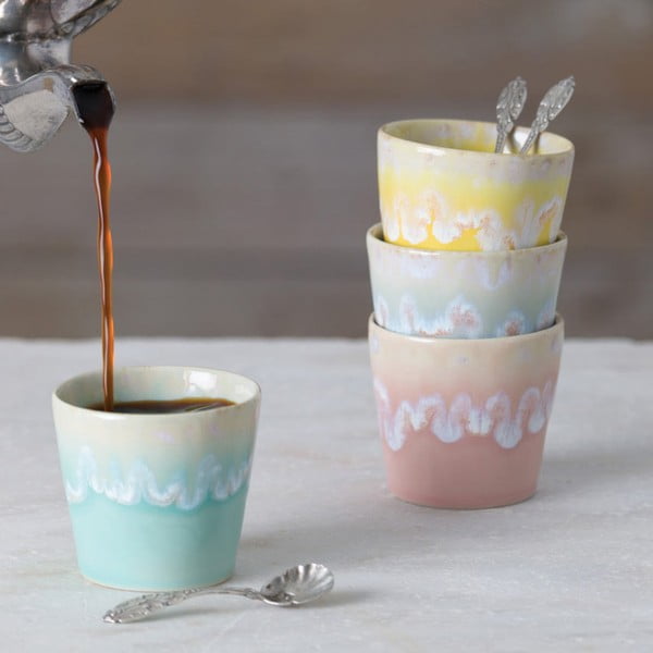 Gaiši zila keramikas espresso tasīte Costa Nova Grespresso-image-3