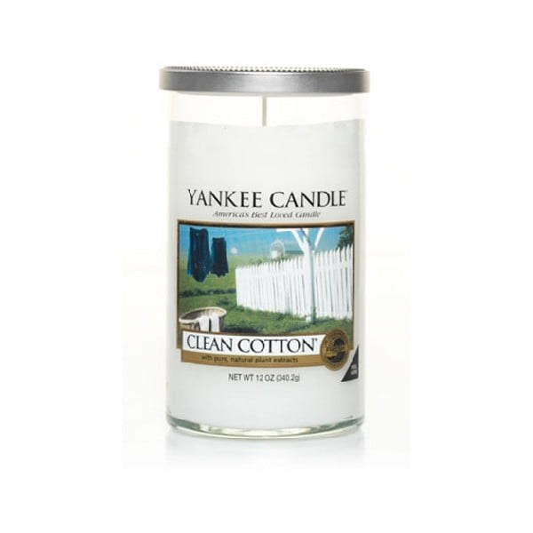 Yankee Candle Pure Cotton, degšanas laiks līdz 90 stundām