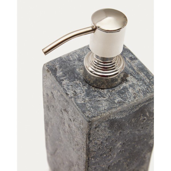 Pelēks akmens ziepju dozators Macinne – Kave Home-image-4