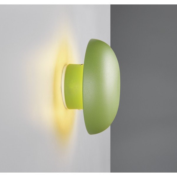 Zaļa LED sienas lampa ar USB Davey – Reality-image-1