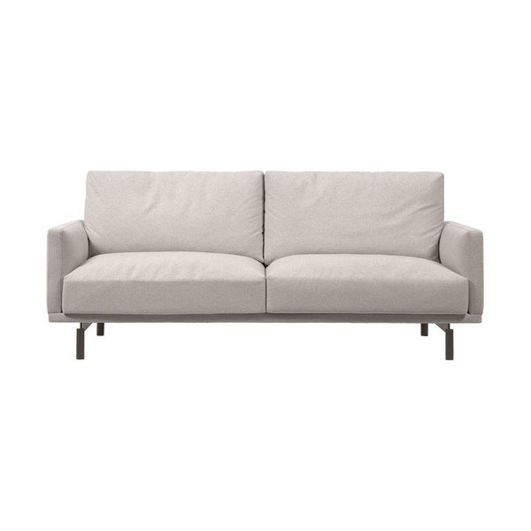 Bēšs dīvāns no šenila auduma 214 cm Galene – Kave Home