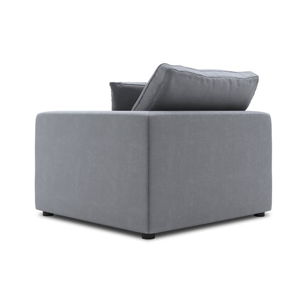 Pelēka modulārā dīvāna stūra daļa Windsor & Co Sofas Galaxy, labais stūris-image-3