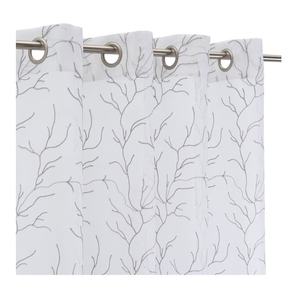 Balts/pelēks dienas aizkars 140x260 cm Coral – Casa Selección-image-2