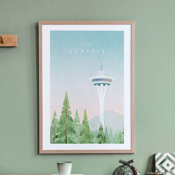 Plakāts Travelposter Seattle, 50 x 70 cm-image-2