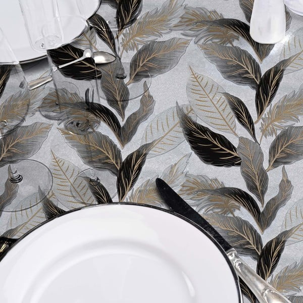 Ar mitru drānu noslaukāms galdauts 140x240 cm Oralia – douceur d'intérieur-image-1