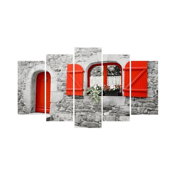 Daudzdaļīga 3D Art Laginto glezna, 102 x 60 cm