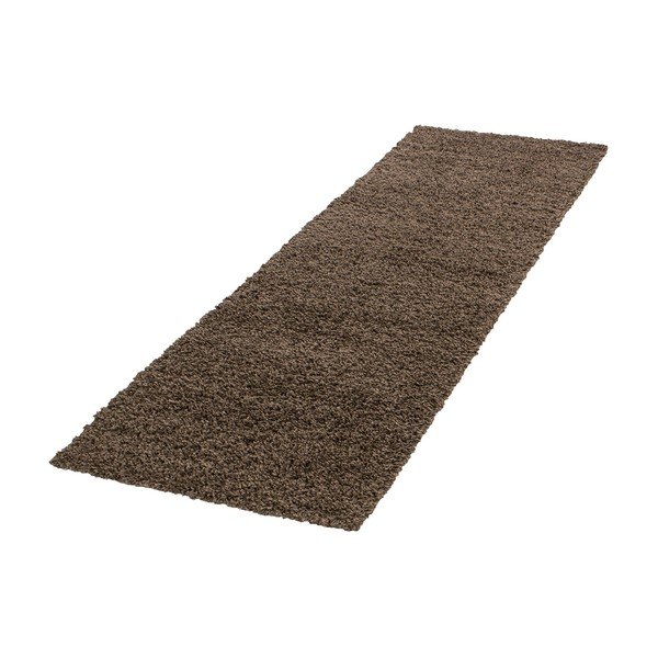 Tumši brūns celiņa paklājs 80x250 cm Life – Ayyildiz Carpets
