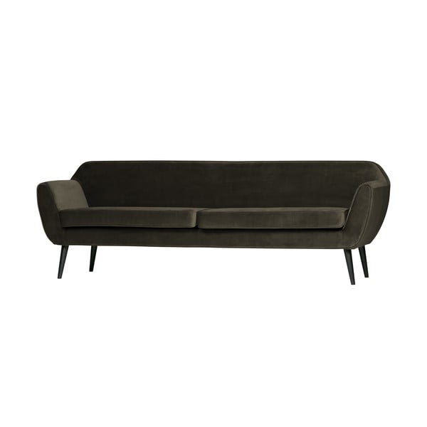 Tumši zaļš samta dīvāns WOOOD Rocco, 230 cm-image-2