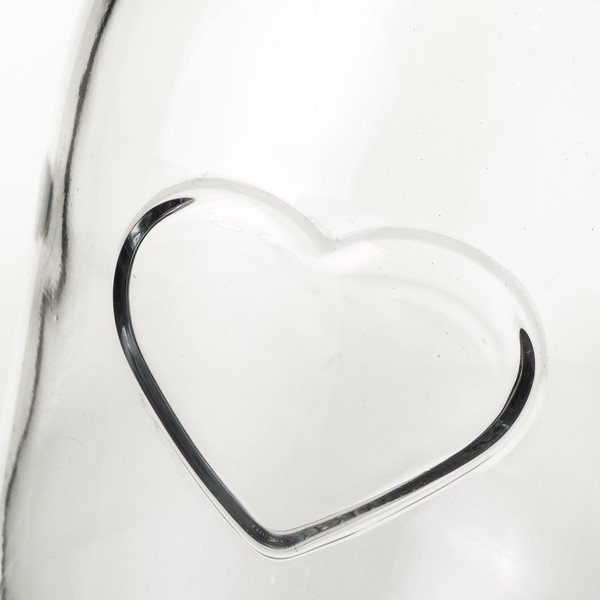 Stikls ar korķa vāciņu Unimasa Heart, ⌀ 11,2 cm-image-1