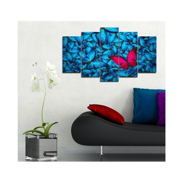Daudzdaļīga 3D glezna Art Azul Feel, 102 x 60 cm-image-1