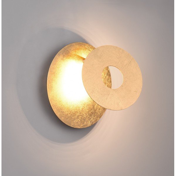 Zelta krāsas LED sienas lampa Leano – Trio-image-2
