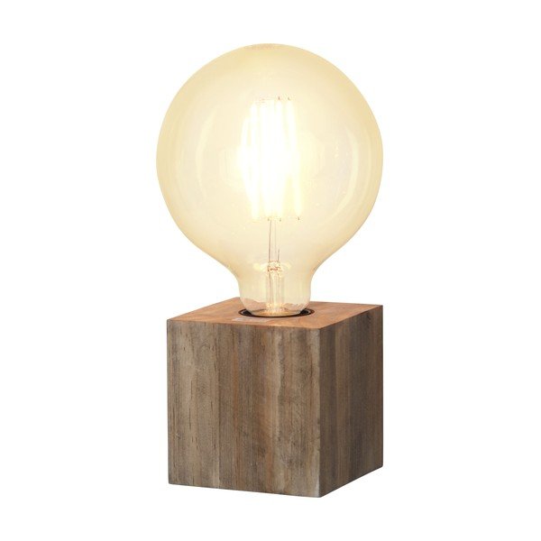Brūna lampas pamatne 9 cm Kub – Star Trading-image-2