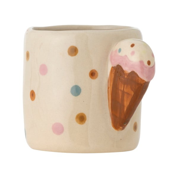 Bēša keramikas bērnu krūze 255 ml Creamy – Bloomingville Mini-image-2