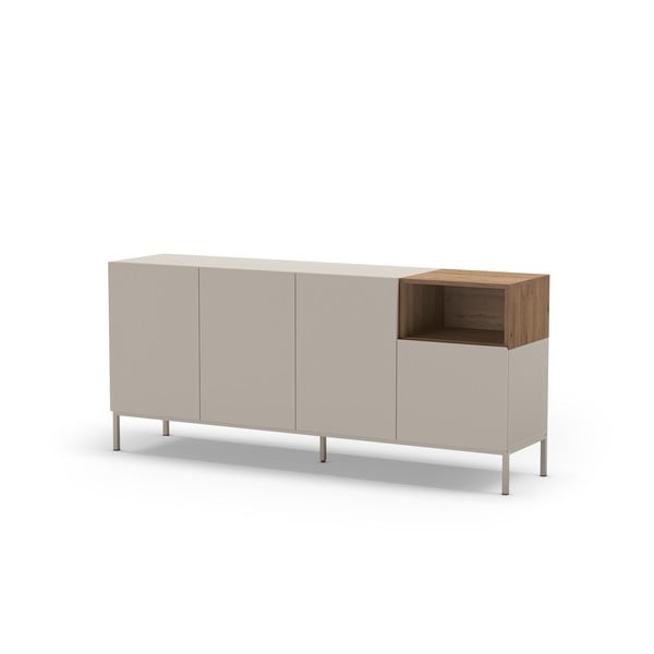 Krēmkrāsas kumode 180x80 cm Cailin – Marckeric-image-3