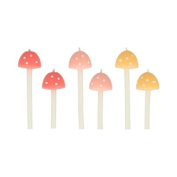 Sveces tortei (6 gab.) Mushroom – Meri Meri-image-2