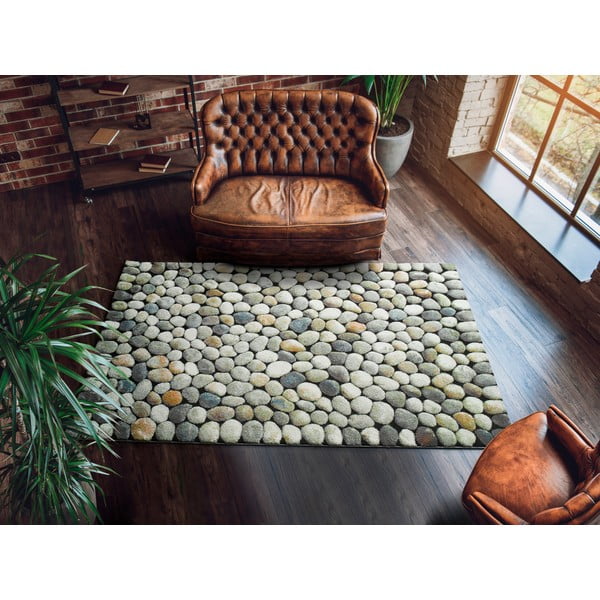 Pelēks paklājs Universal Sandra Stones, 140 x 200 cm-image-1