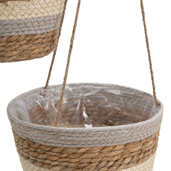 Piekarināmi un pie sienas liekami puķu podi (3 gab.) no jūraszāles ø 20 cm – Ixia-image-3