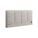 Bēšs polsterēts gultas galvgalis 189x100 cm Darren – Micadoni 