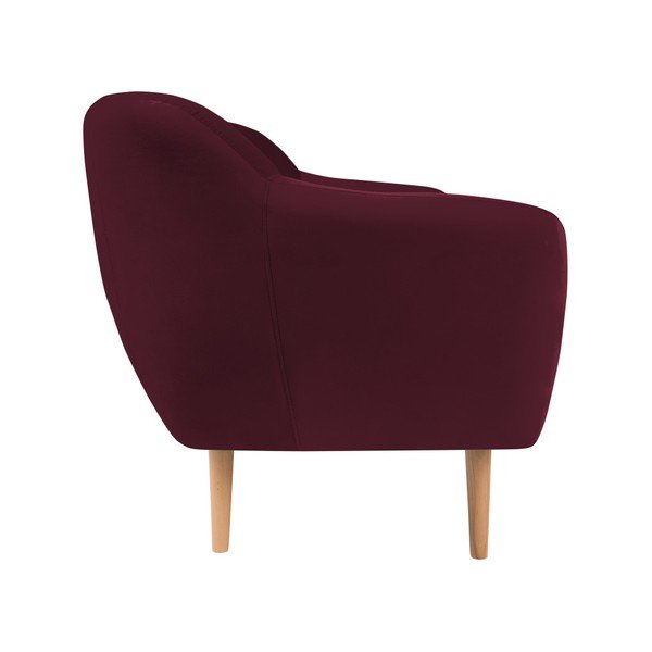 Bordo sarkans divvietīgs dīvāns Mazzini Sofas Benito-image-2