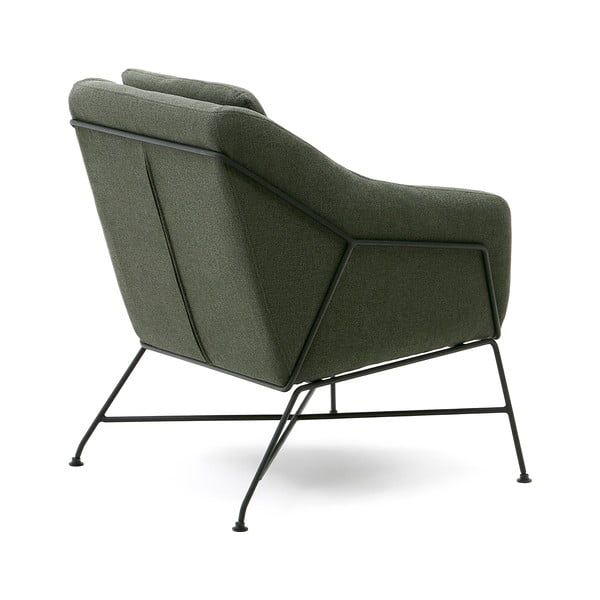 Zaļš atpūtas krēsls Brida – Kave Home-image-4