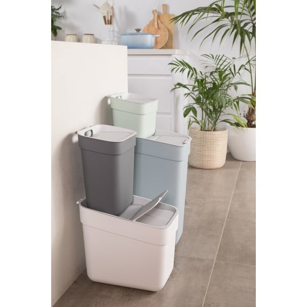 Tumši pelēka atkritumu šķirošanas tvertne 30 l Ready To Collect – Curver-image-3