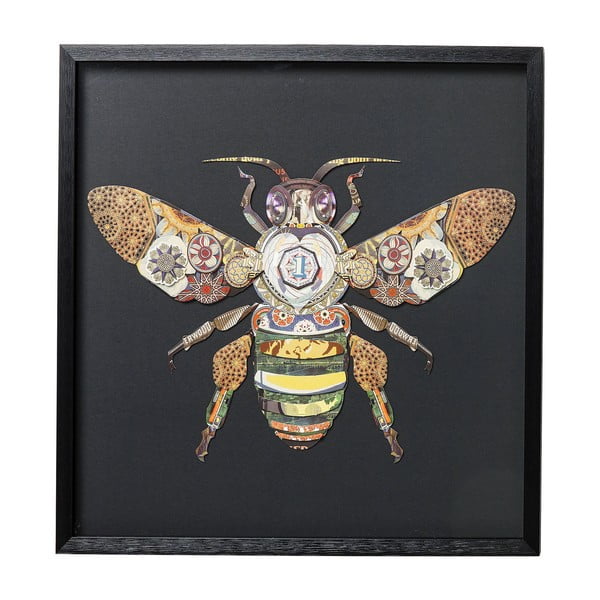 Ierāmēta bilde Kare Design Bee, 60 x 60 cm