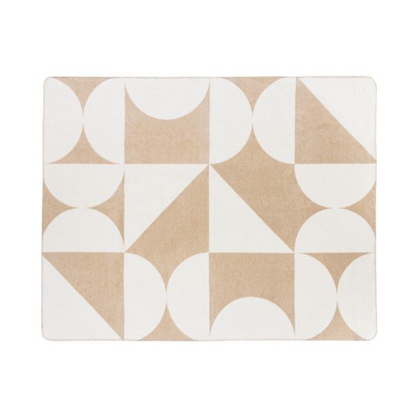 Bēšs/krēmkrāsas pleds 150x200 cm Tul – noo.ma