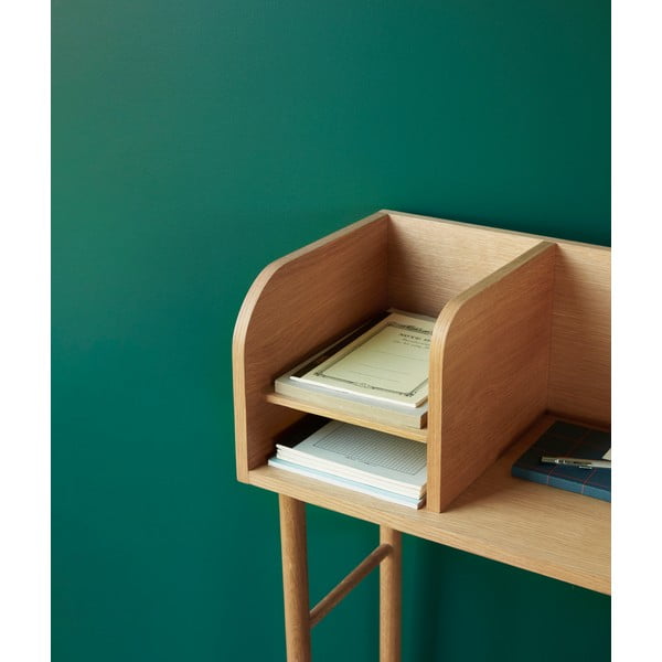 Darba galds ar ozolkoka imitāciju 37x84 cm Archive – Hübsch-image-2