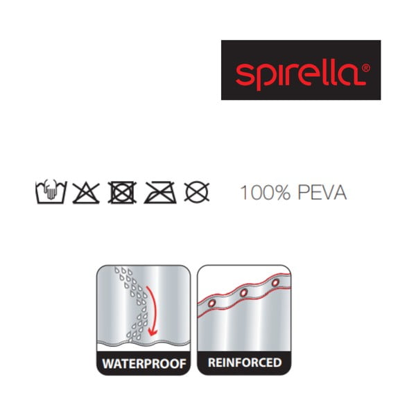 Dušas aizkars 180x200 cm Goldfish – Spirella-image-3