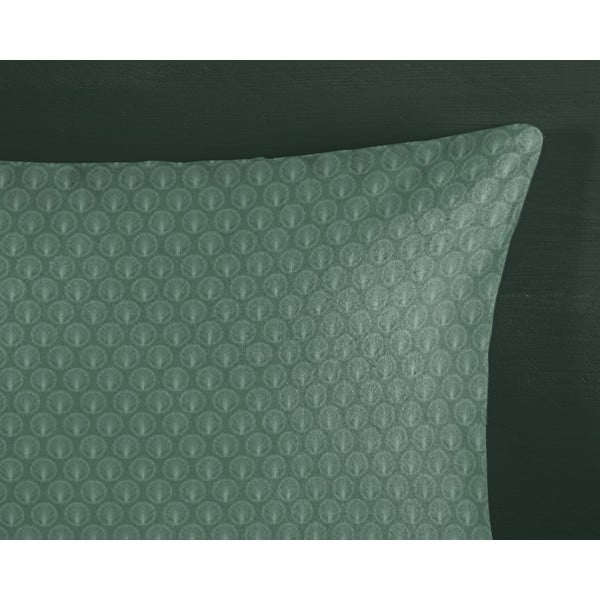 Zaļa flaneļa gultas veļa vienvietīgai gultai 140x200 cm – HIP-image-3