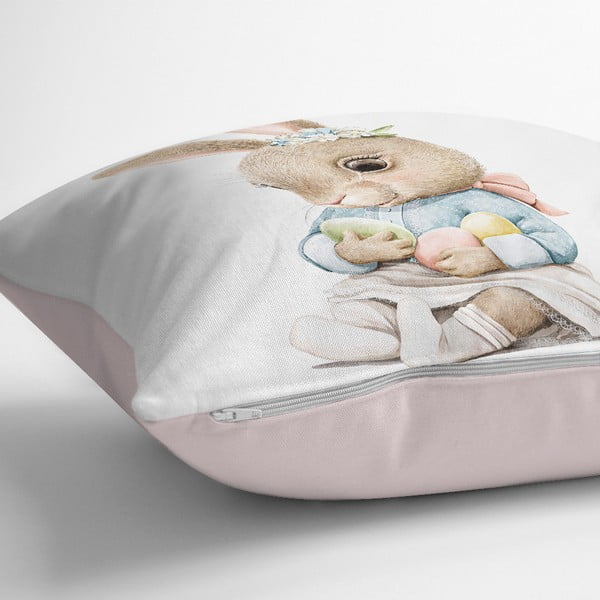 Spilvendrāna ar Lieldienu motīvu 43x43 cm – Mila Home-image-1