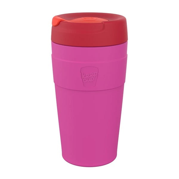 Rozā termokrūze 454 ml  Helix Thermal Afterglow L – KeepCup