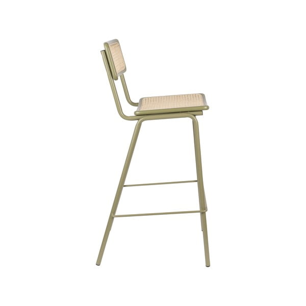 Zaļi rotangpalmas bāra krēsli (2 gab.) 106 cm komplektā Jort – Zuiver-image-3