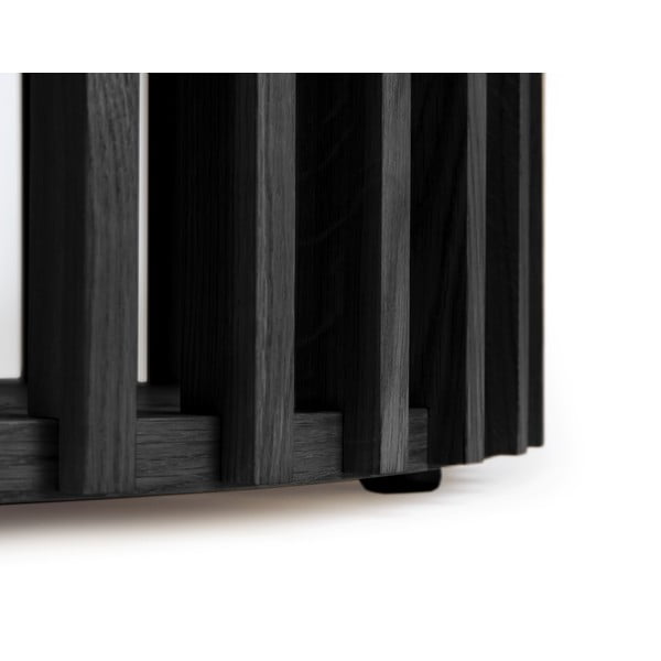 Melns ozolkoka kafijas galdiņš Woodman Drum, ø 83 cm-image-1