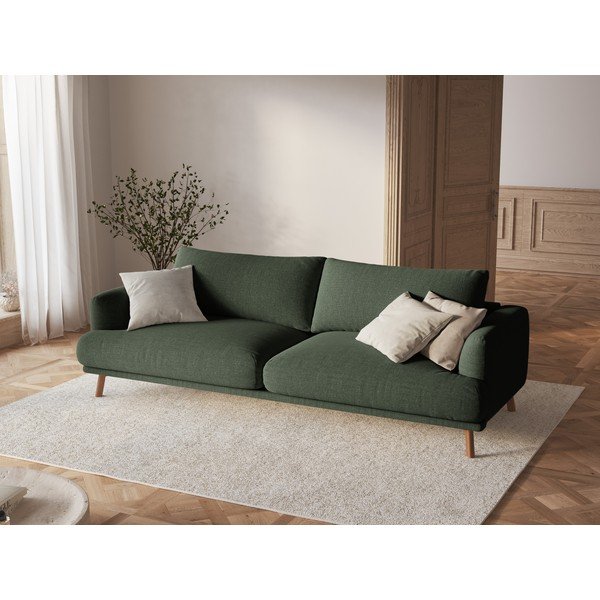 Zaļš dīvāns 200 cm Naomi – Micadoni -image-1