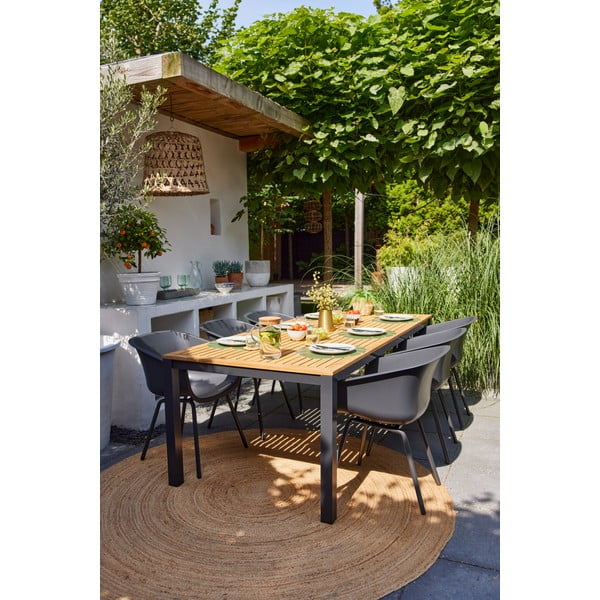 Tumši pelēki plastmasas dārza krēsli (2 gab.) Jill Rondo – Hartman-image-4