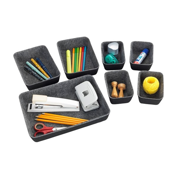 7 pelēku organizatoru komplekts Wenko-image-4