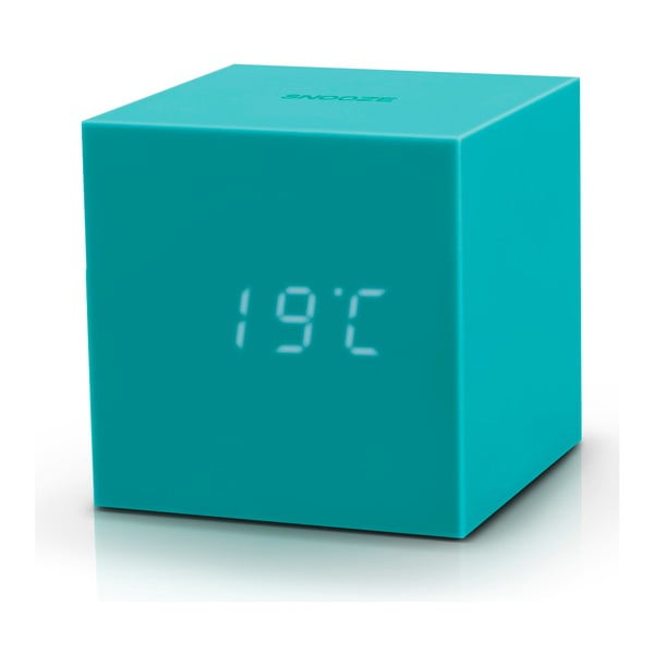 Tirkīza LED modinātājs Gingko Gravity Cube-image-3