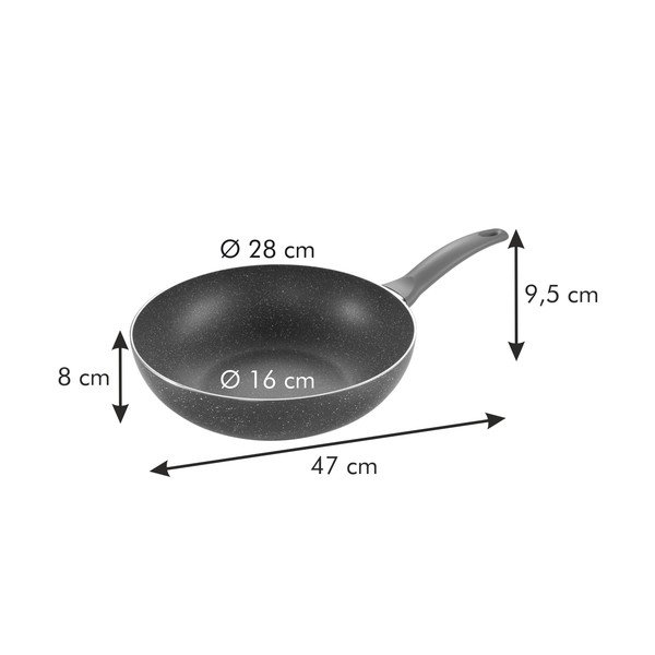 Wok panna ø 28 cm Manico Rosso – Tescoma-image-3