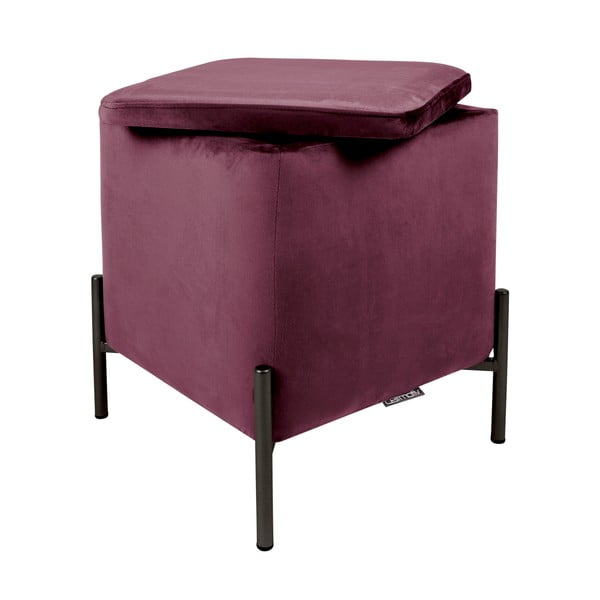 Violets krēsls ar uzglabāšanas vietu Leitmotiv Snog